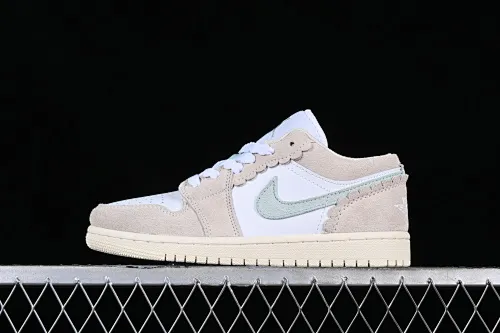 All categories Air Jordan Jordan series basketball shoes Air Jordan 1 Low Z version Air Jordan 1 Low AJ1 Joe 1 pink and white low-top cultural casual sneakers DZ5356-800